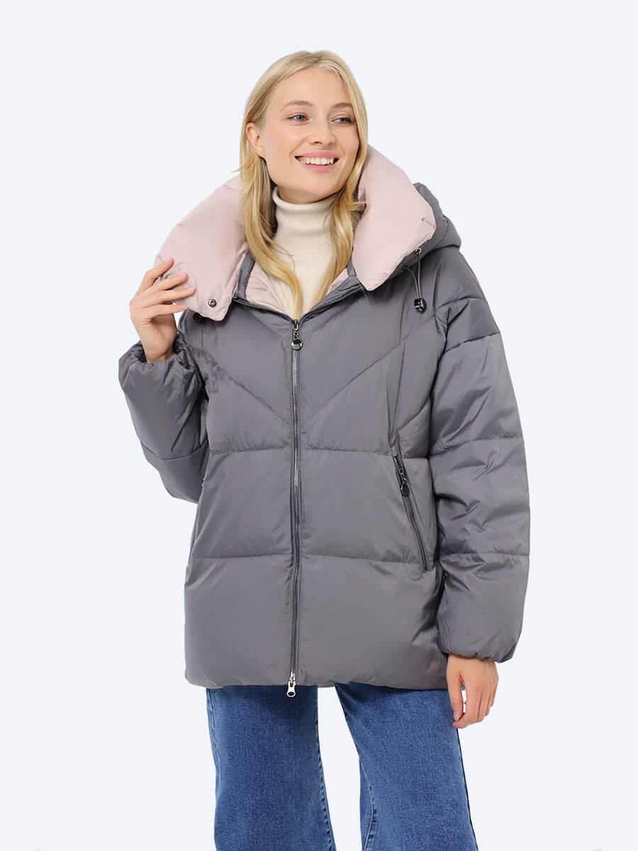 

Куртка женская Vitacci RP5201-07 серая 42 RU, Серый, RP5201-07