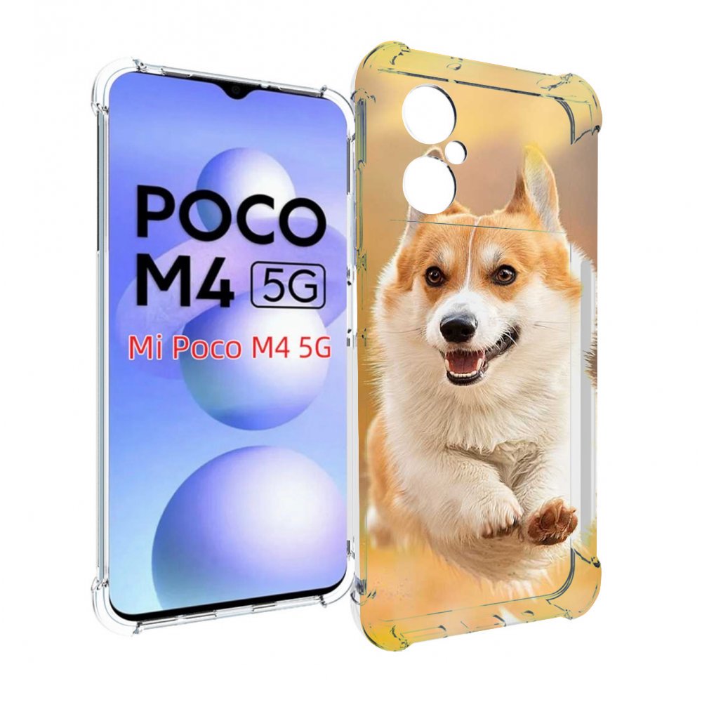 

Чехол MyPads когри собака для Xiaomi Poco M4 5G, Прозрачный, Tocco
