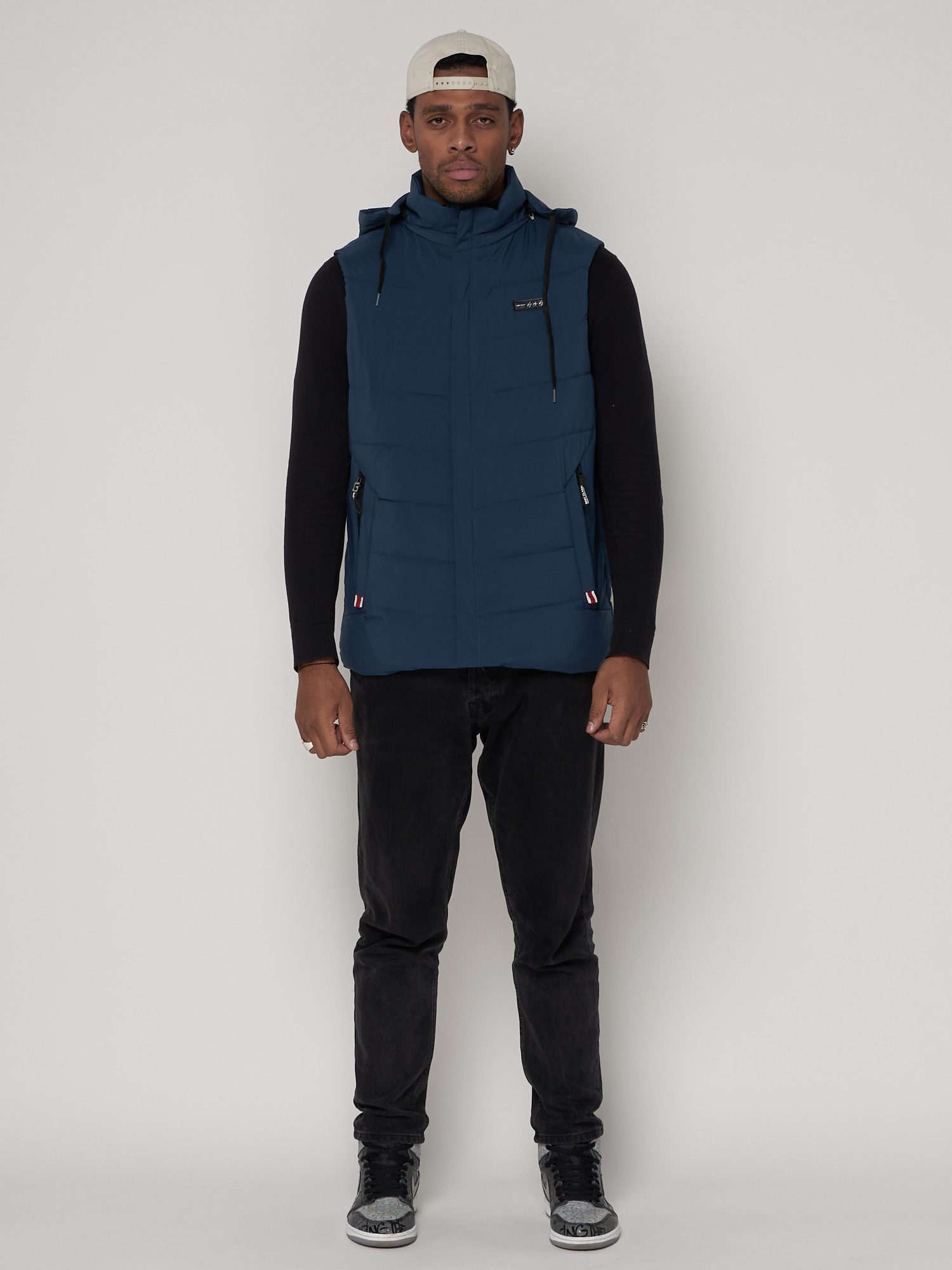 

Утепленный жилет мужской YUNDA 902 голубой 54, 902