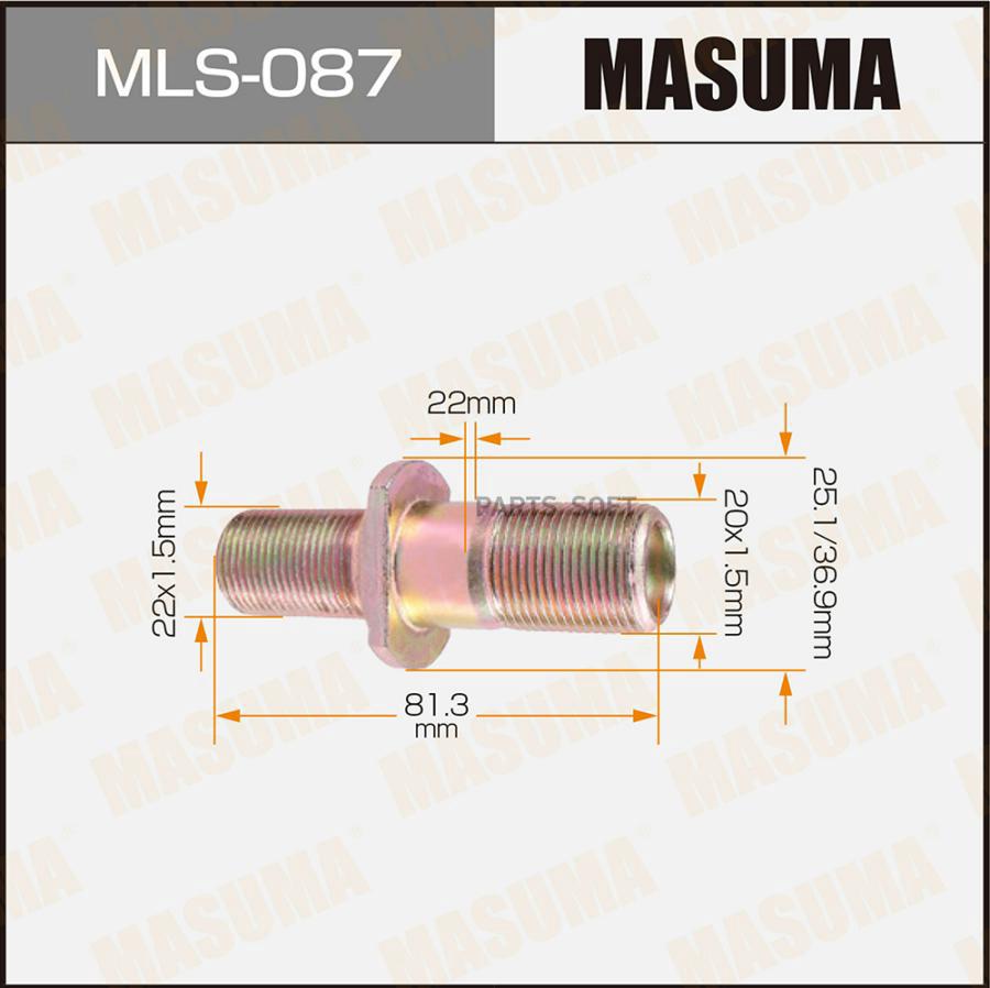 

MASUMA MLS087 Шпилька колесная