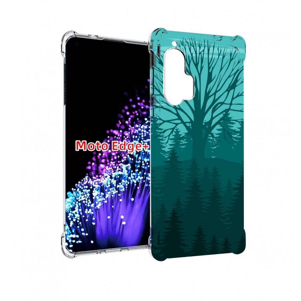 Чехол MyPads Лес для Motorola Edge+ Plus