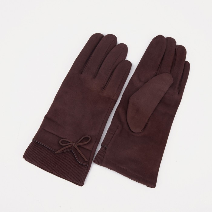 

Перчатки женские NoBrand 9020881, бордовый, 9020881