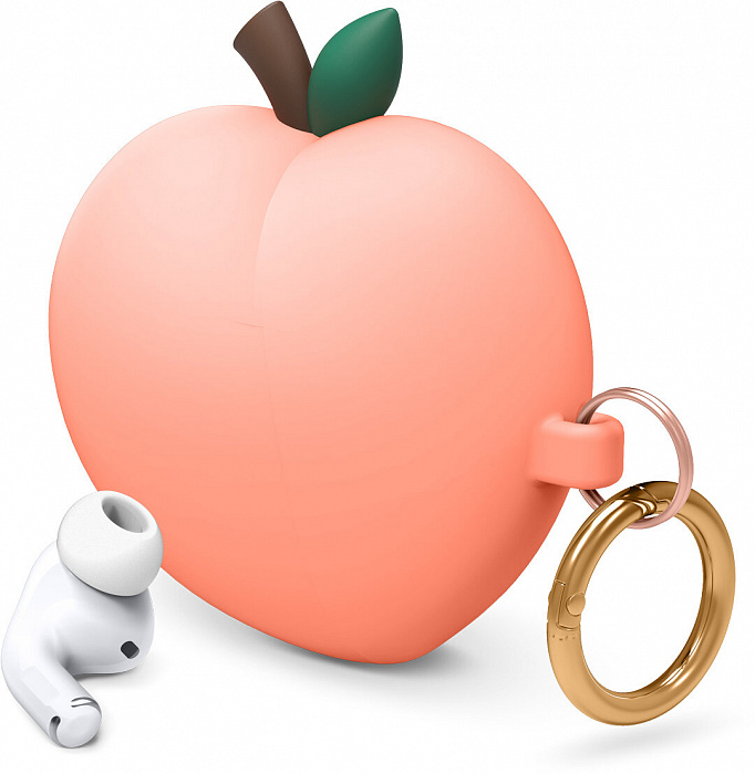 фото Чехол elago silicone peach для airpods pro peach