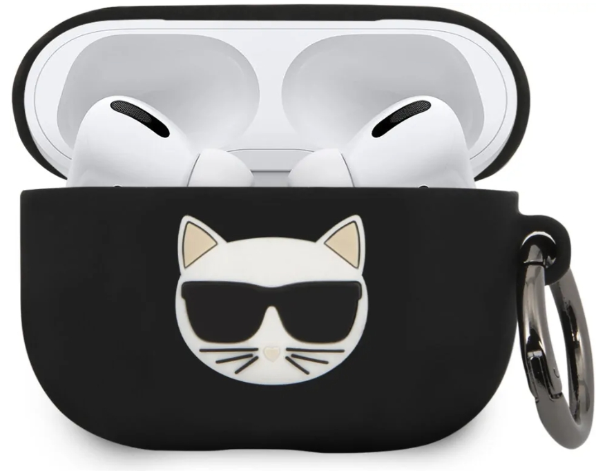 Чехол Karl Lagerfeld Silicone Case для AirPods Pro Black