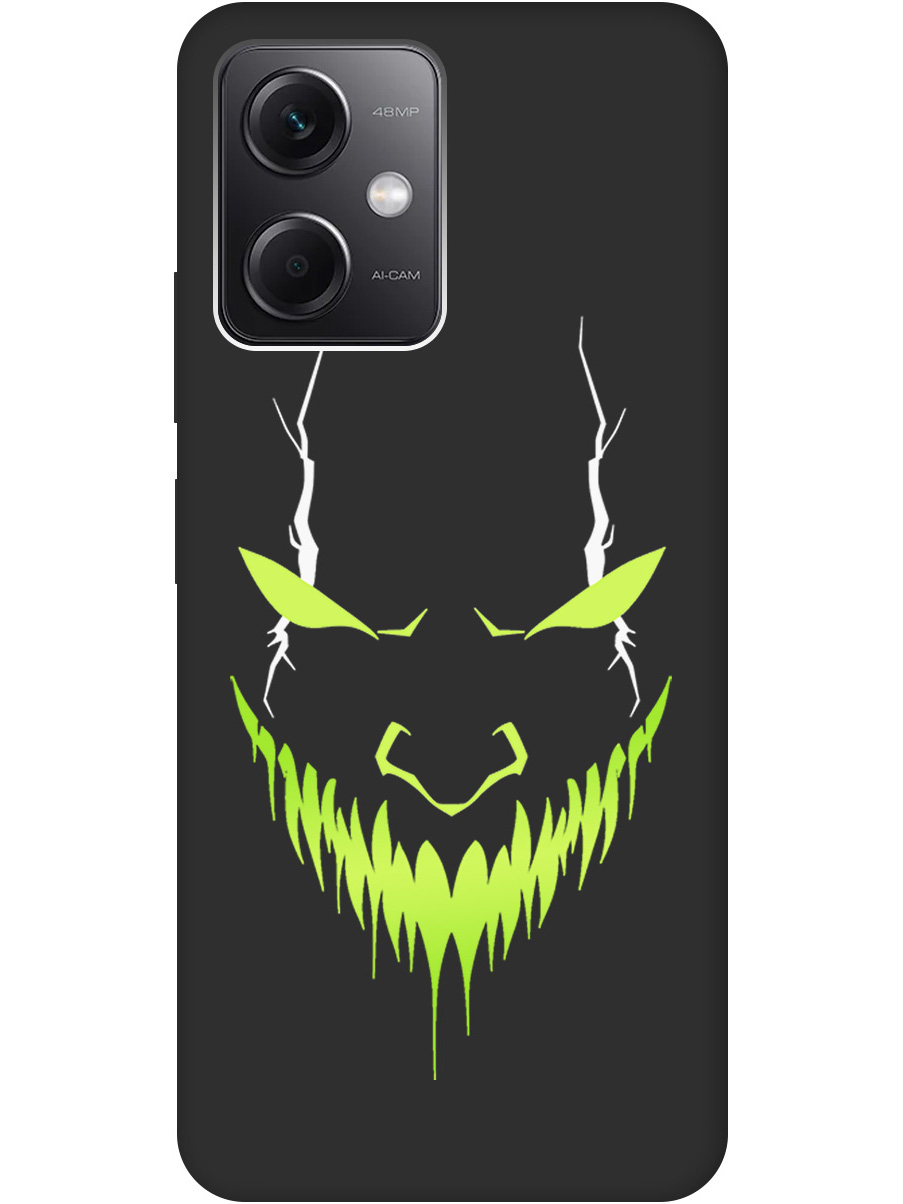 

Силиконовый чехол на Xiaomi Redmi Note 12 с принтом "Evil Face" матовый черный, Черный;белый;зеленый, 762098351