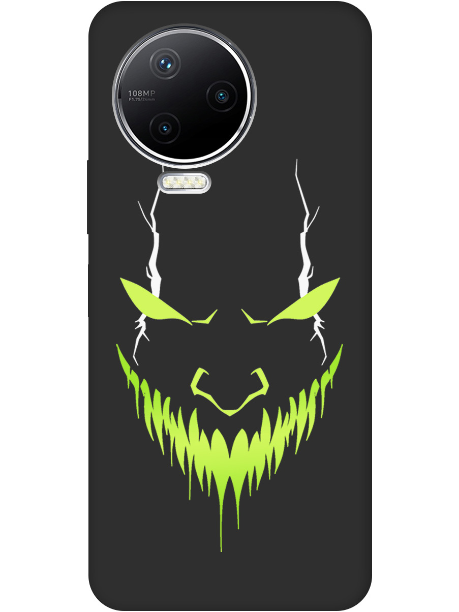 

Силиконовый чехол на Infinix Note 12 Pro с принтом "Evil Face" матовый черный, Черный;белый;зеленый, 762092751