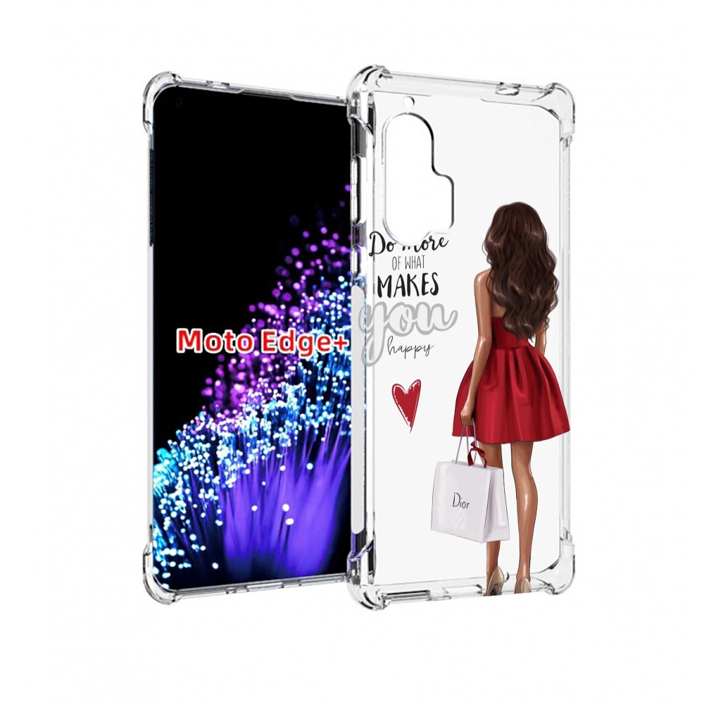 

Чехол MyPads Маленькие-радости женский для Motorola Edge+ Plus, Прозрачный, Tocco