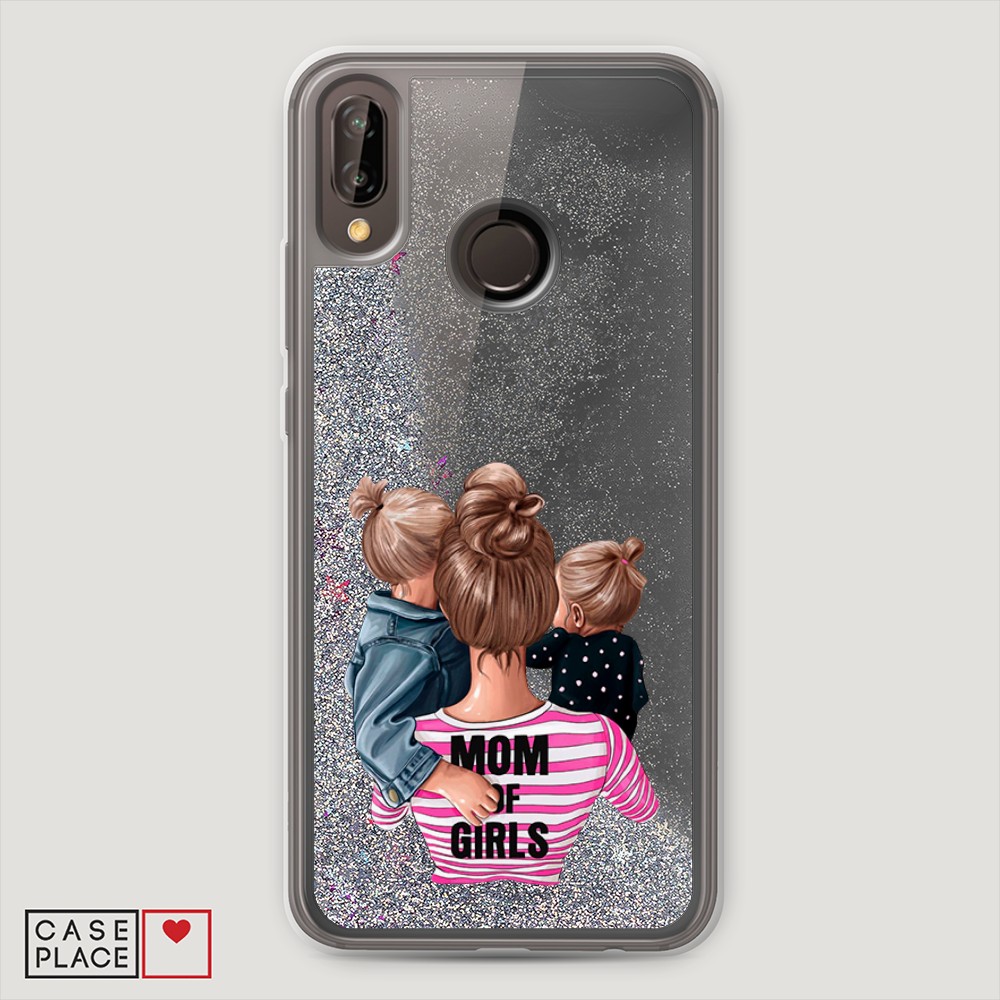 

Чехол Awog на Huawei P20 Lite/Nova 3e "Mom of Girls", Разноцветный, 64491-1