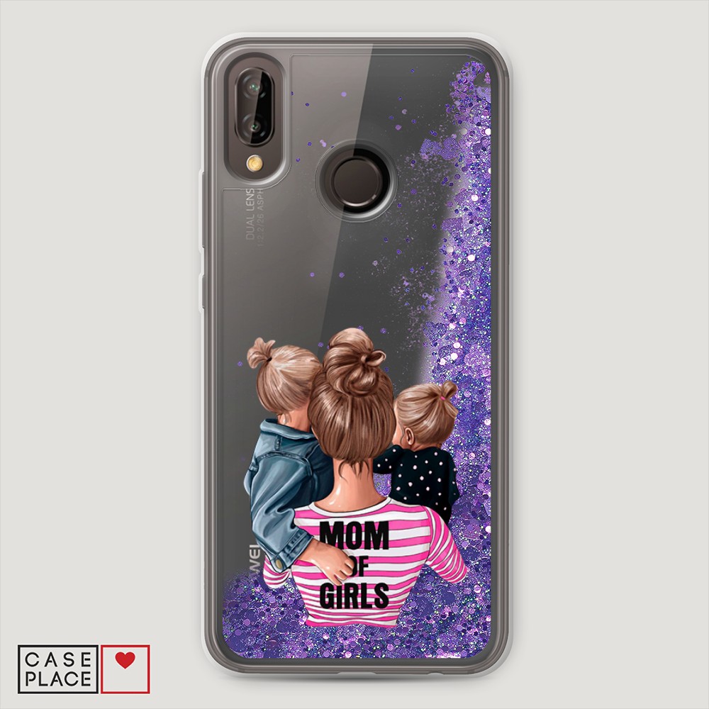 

Чехол Awog на Huawei P20 Lite/Nova 3e "Mom of Girls", Разноцветный, 64492-1