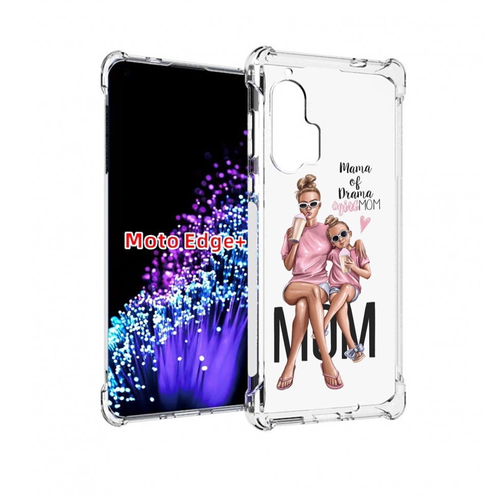

Чехол MyPads Мама-мечты женский для Motorola Edge+ Plus, Прозрачный, Tocco
