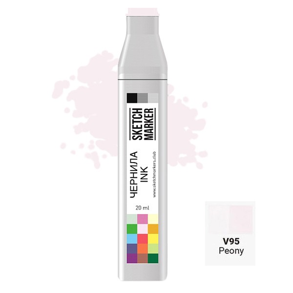 

Заправка для маркеров Sketchmarker на спиртовой основе V95 Пион, SI-V95