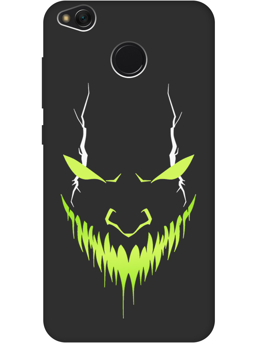 

Силиконовый чехол на Xiaomi Redmi 4X с принтом "Evil Face" матовый черный, Черный;белый;зеленый, 714398851