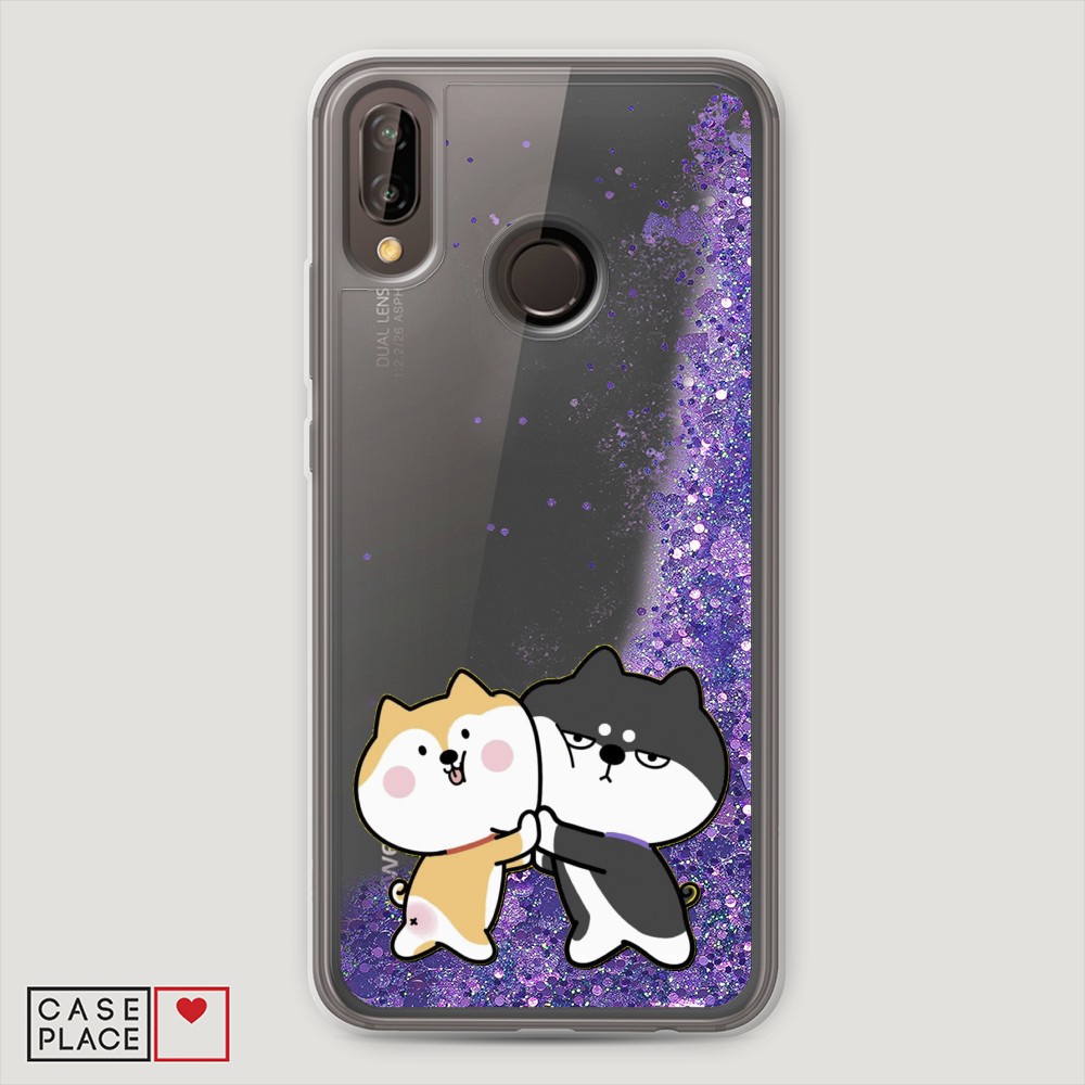 

Чехол Awog на Huawei P20 Lite/Nova 3e "Обнимашки акита", Разноцветный, 64492-1