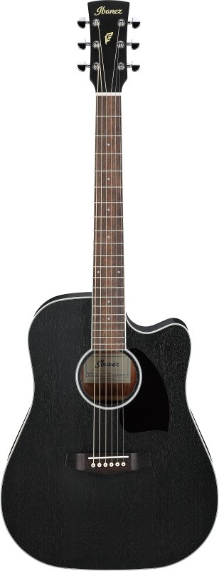 

IBANEZ PF16MWCE-WK электроакустическая гитара, цвет - чёрный, IBANEZ PF16MWCE-WK