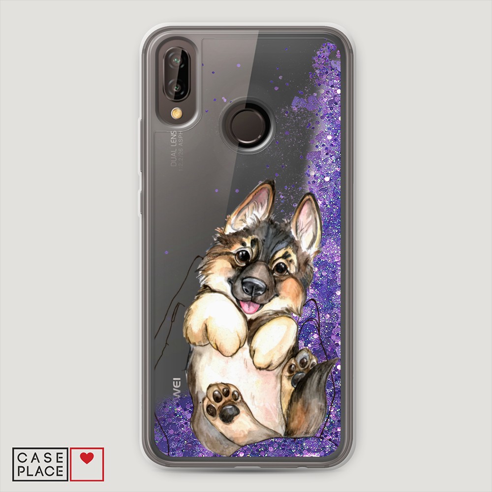 

Чехол Awog на Huawei P20 Lite/Nova 3e "Овчарка в ладошках", Разноцветный, 64492-1