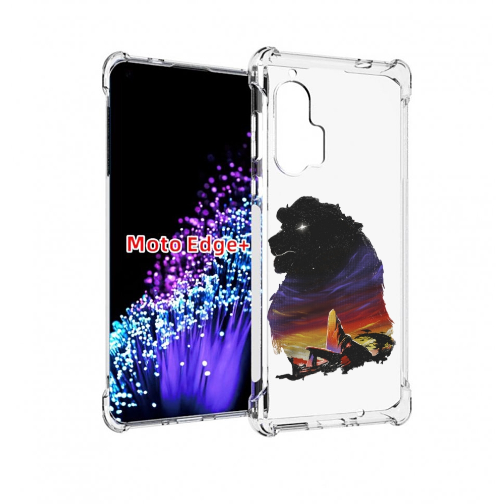 

Чехол MyPads Муфаса для Motorola Edge+ Plus, Прозрачный, Tocco