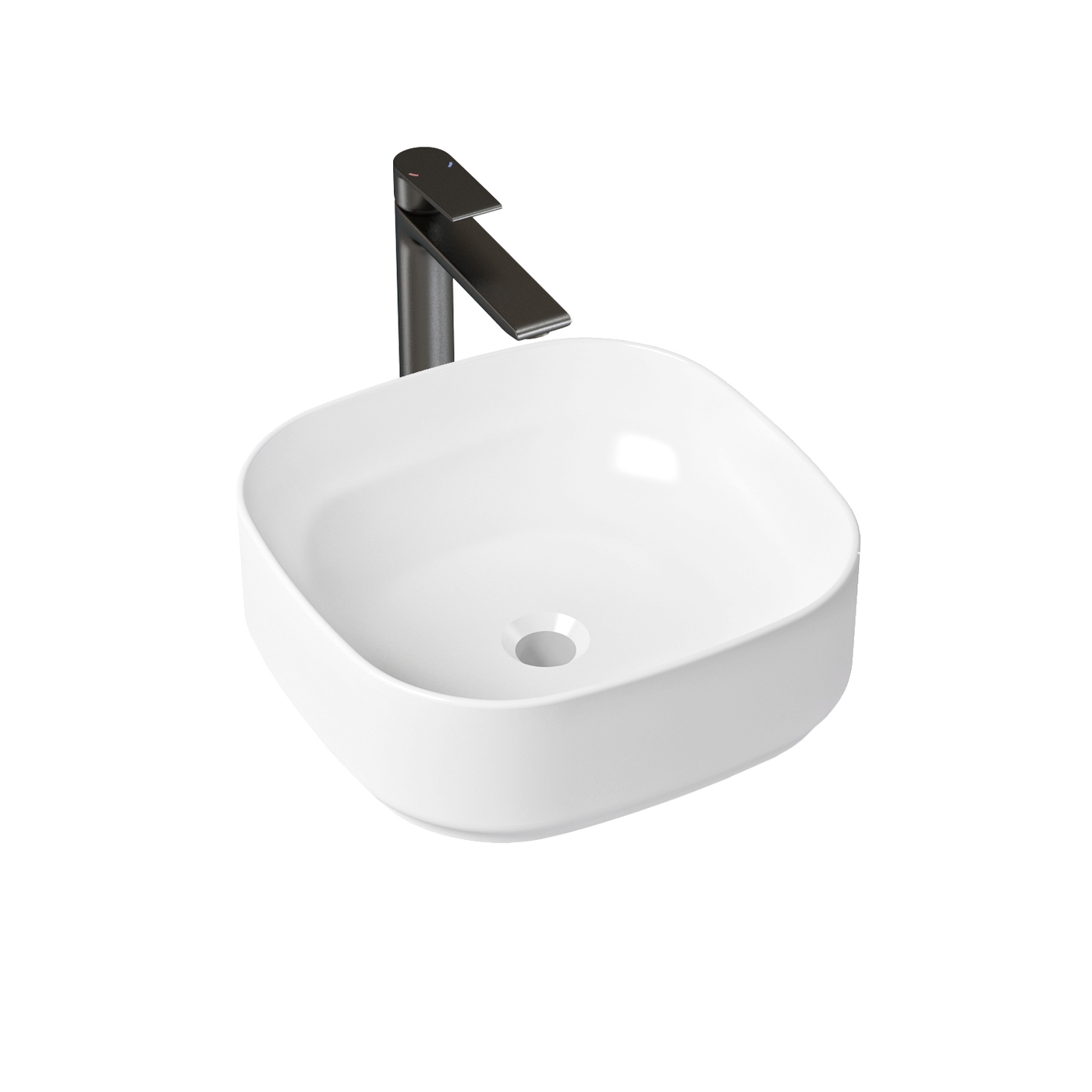 фото Комплект 2 в 1 lavinia boho bathroom sink slim 21510020, накладная раковина 40 см