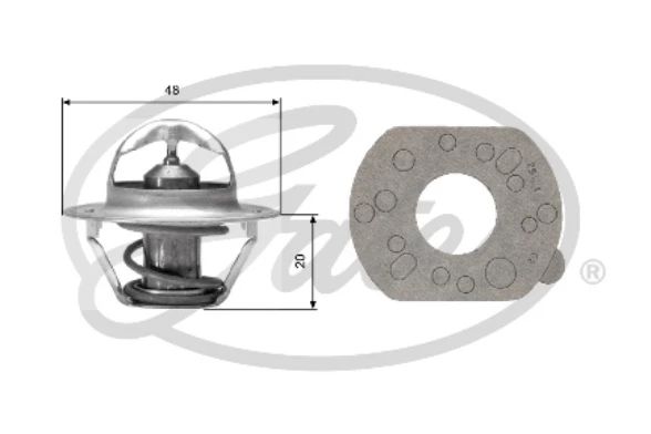 

TH00382G1 термостат Ford Fiesta/Focus/Puma 1.4-1.7 16V 96>
