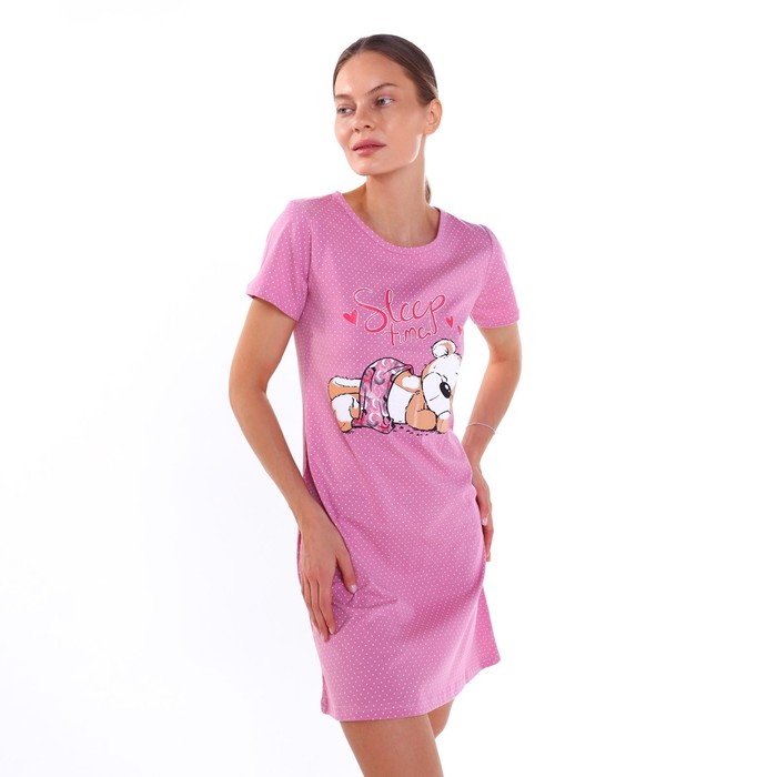 Ночная сорочка для беременных женская Дарья Р00002338 розовая 50