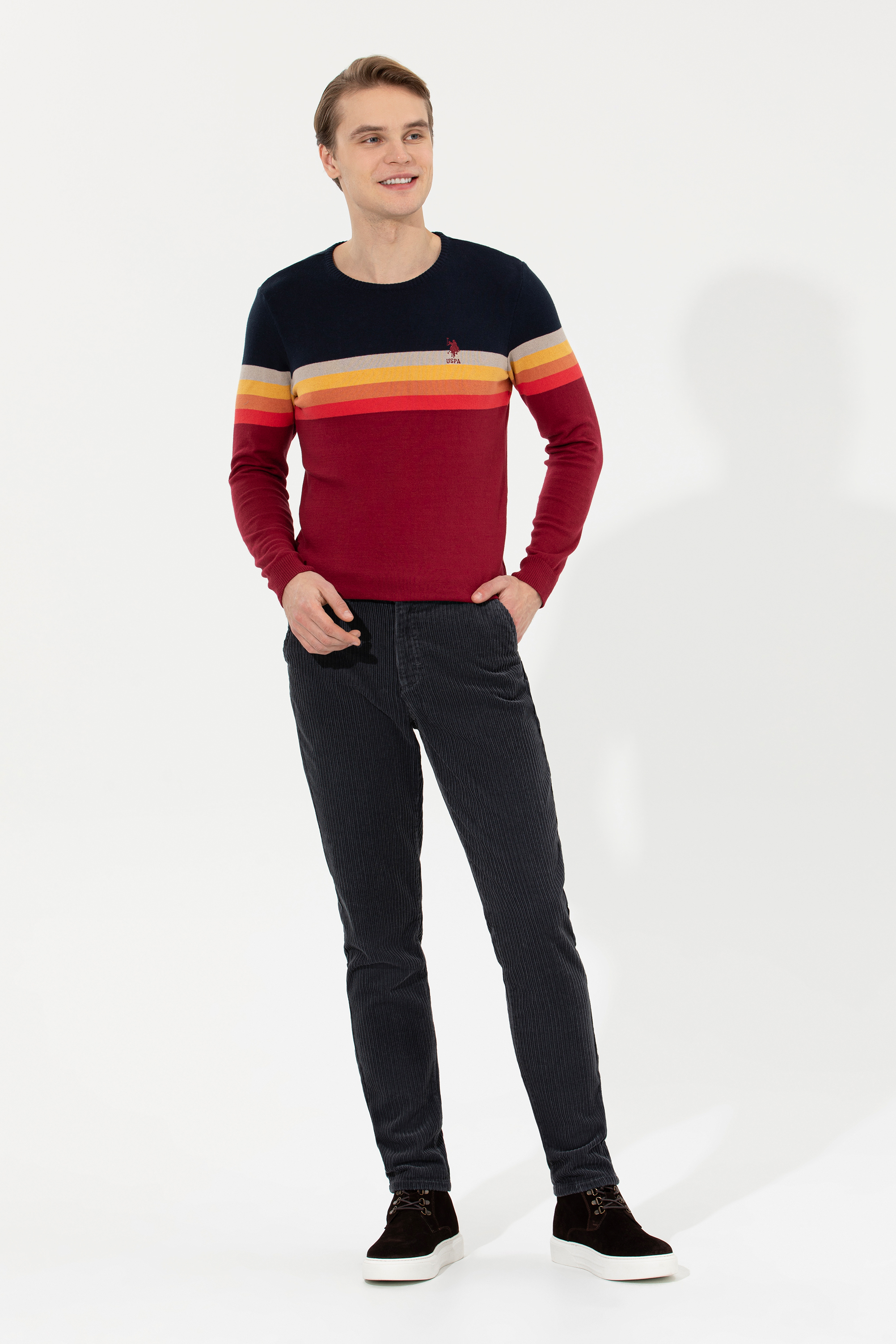 

Брюки мужские U.S. POLO Assn. G081SZ0780CEZAR серые 30, Серый, G081SZ0780CEZAR