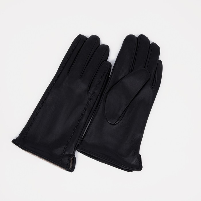 

Перчатки женские NoBrand 9323153 чёрные, р, Черный, 9323153