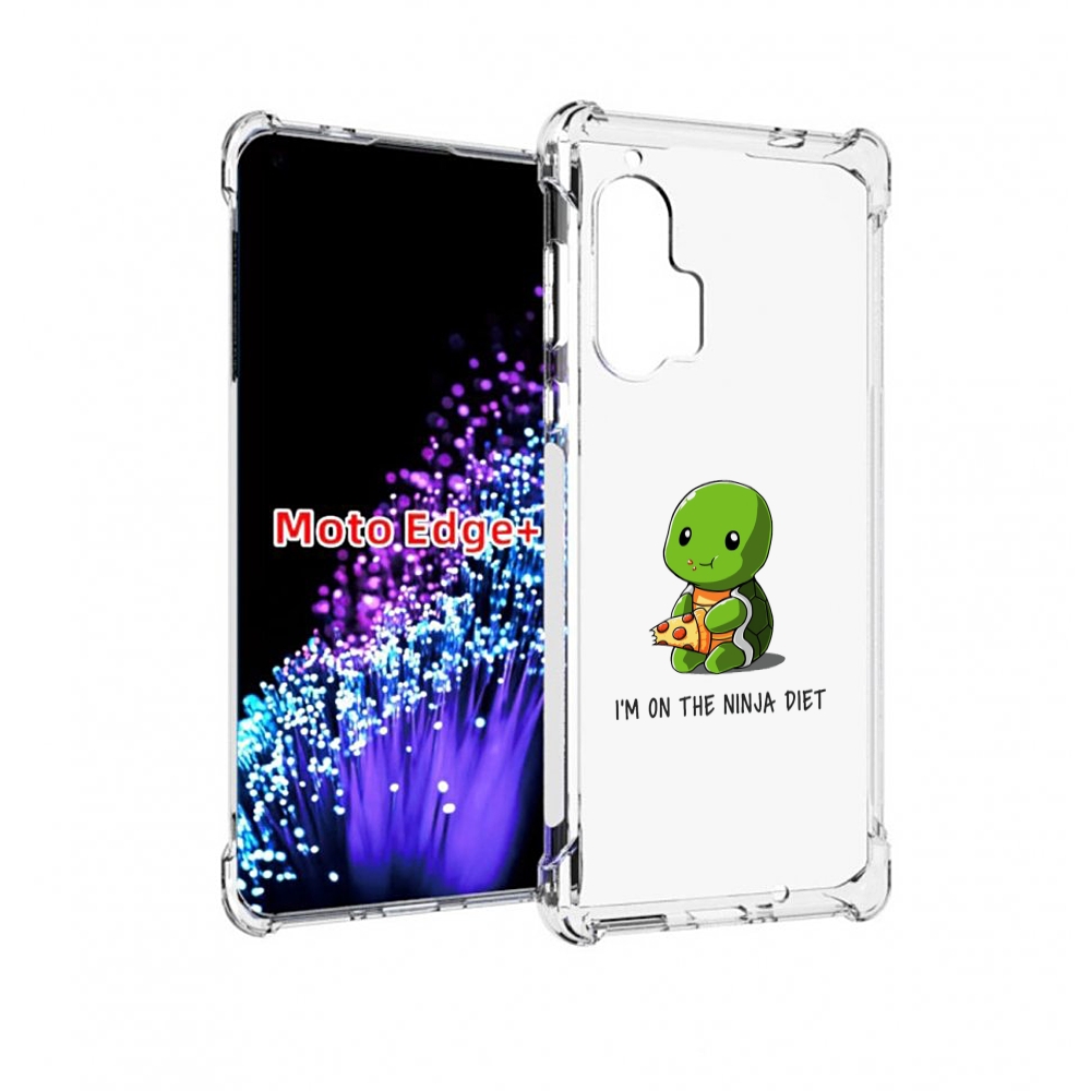 

Чехол MyPads Ниндзя-диета для Motorola Edge+ Plus, Прозрачный, Tocco
