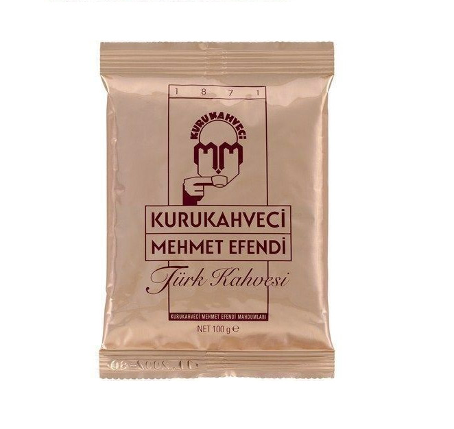 Кофе молотый Kurukahveci MEHMET EFENDI, 100 ГР. HALITLAR