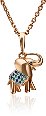 

Кулон из красного золота PLATINA jewelry 03-2379-00-404-1110-03, фианит, 03-2379-00-404-1110-03