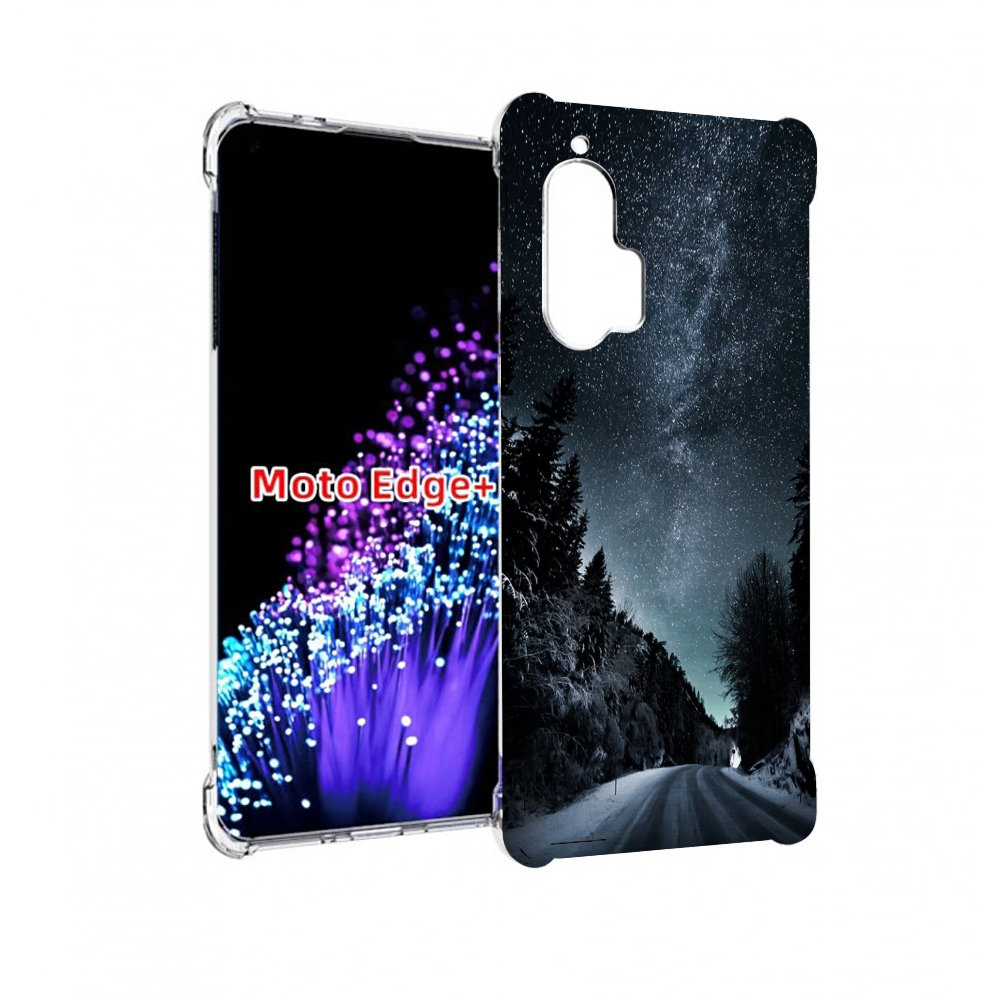 

Чехол MyPads Ночной-лес для Motorola Edge+ Plus, Прозрачный, Tocco