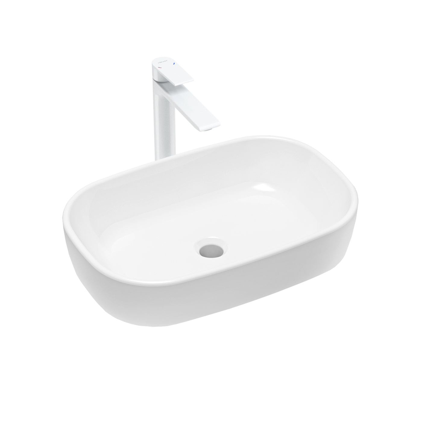 фото Комплект 2 в 1 lavinia boho bathroom sink 21510041, накладная раковина 54 см