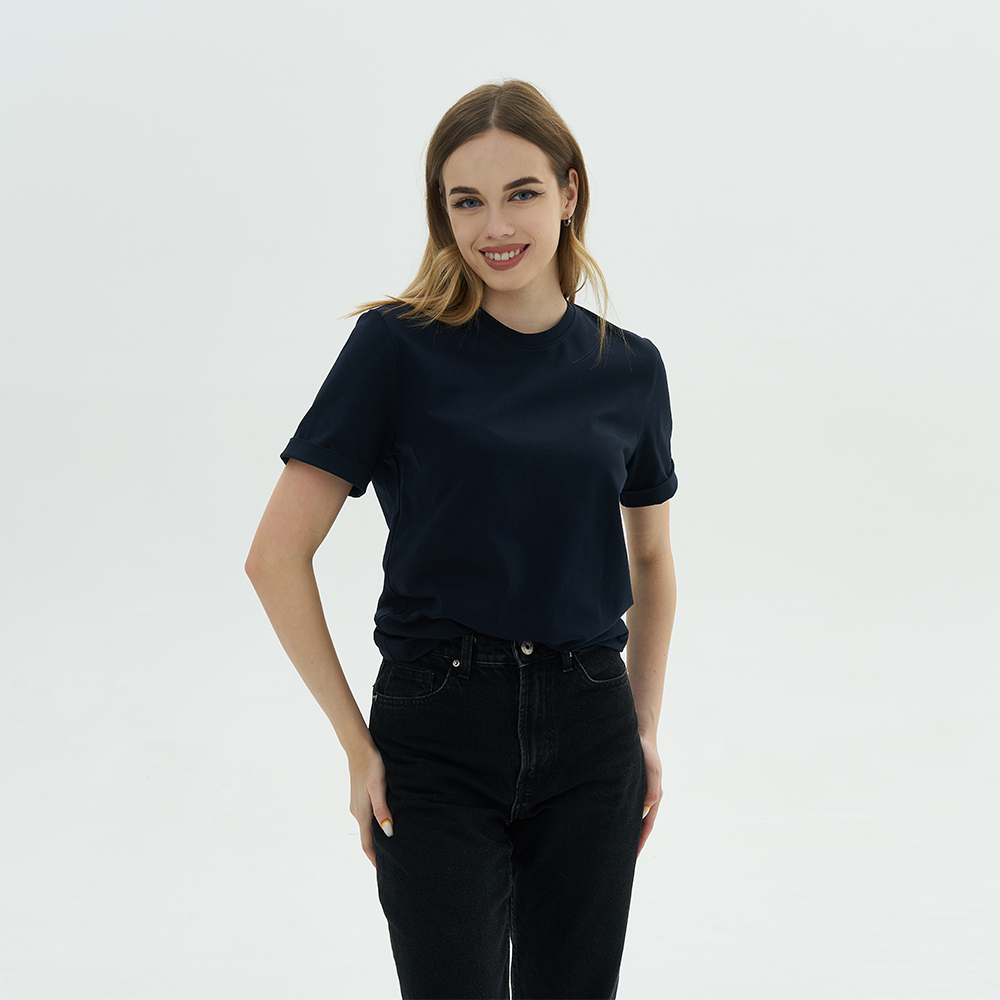 Футболка женская Персона Premium БлЖ синяя M