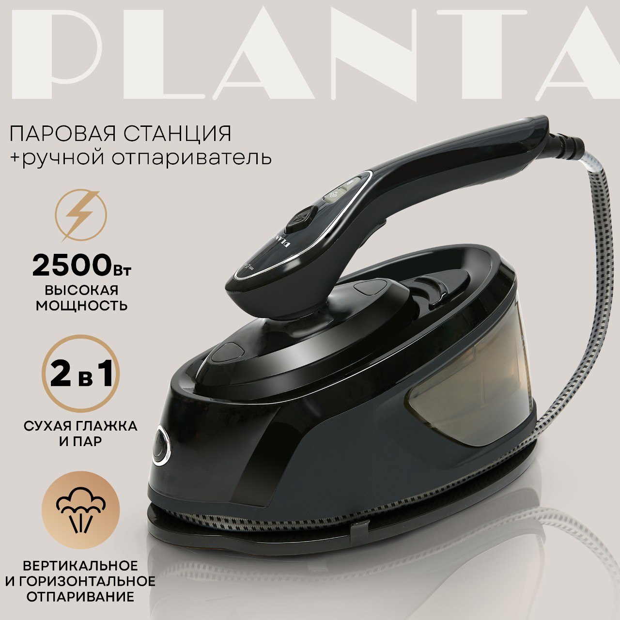 

Парогенератор PLANTA PLS-H04 черный, PLS-H04