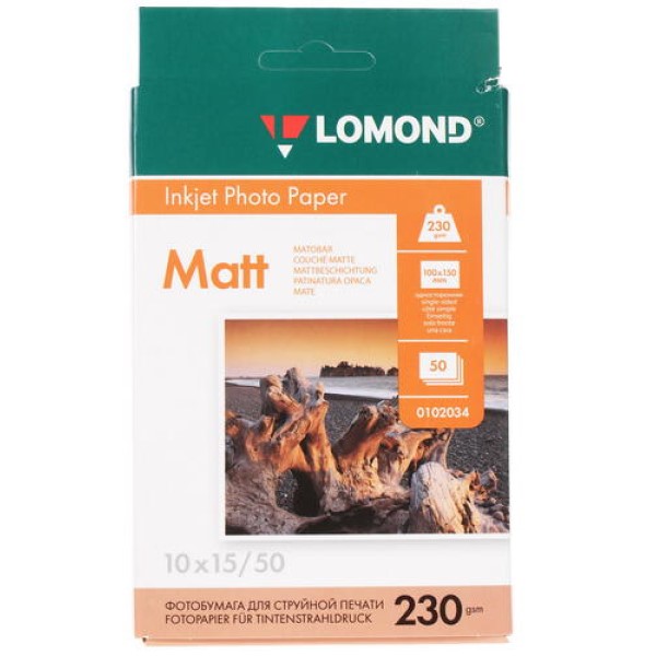 

Бумага Lomond 0102034 матовый, Белый