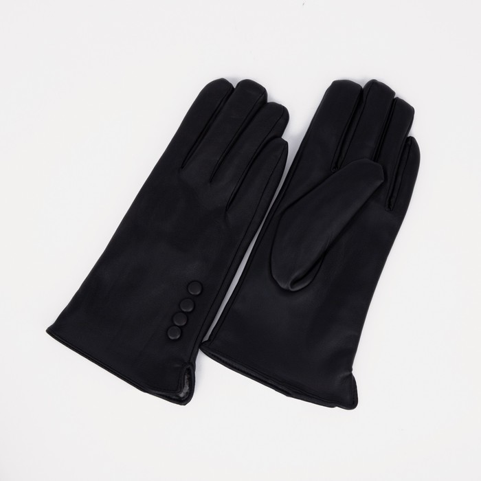 

Перчатки женские NoBrand 9323173 чёрные, р. 7, 9323173