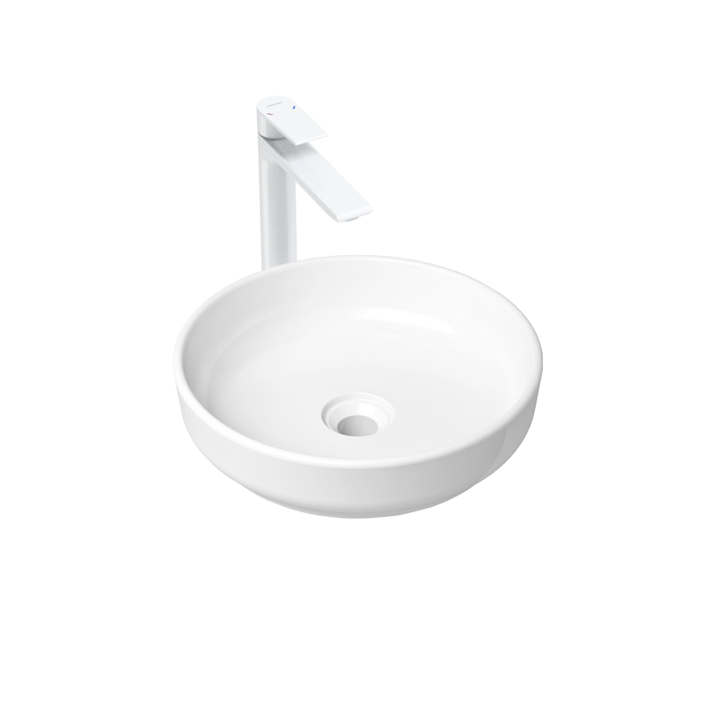 фото Комплект 2 в 1 lavinia boho bathroom sink slim 21510059, накладная раковина 40 см