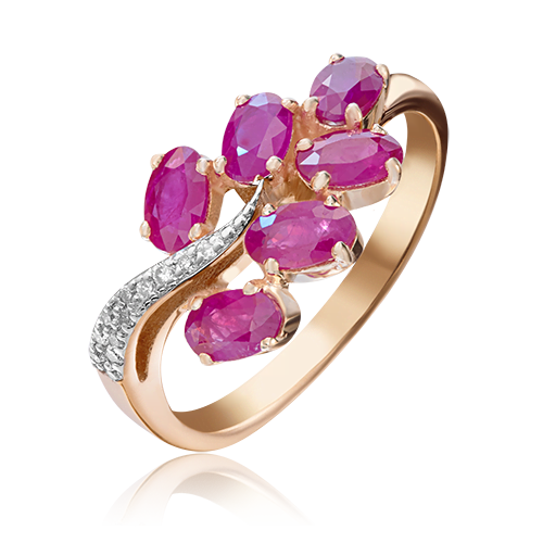 

Кольцо из красного золота с бриллиантом р. 18,5 PLATINA jewelry 01-1382-00-107-1110-30, 01-1382-00-107-1110-30_p1