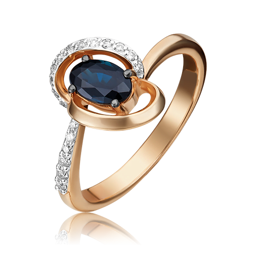

Кольцо из красного золота с бриллиантом р.  PLATINA jewelry 01-1603-00-105-1110-30, 01-1603-00-105-1110-30_p1