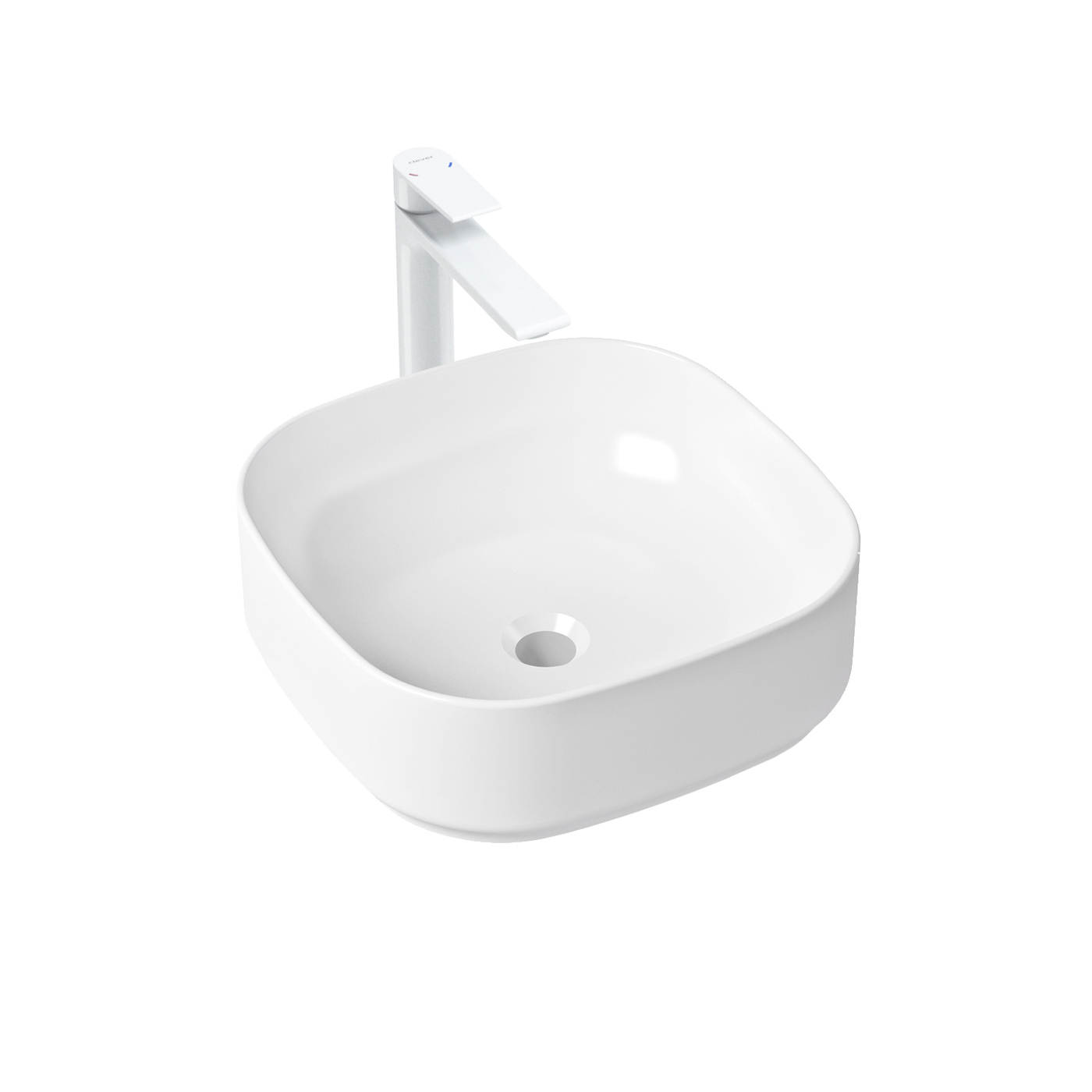 фото Комплект 2 в 1 lavinia boho bathroom sink slim 21510065, накладная раковина 40 см