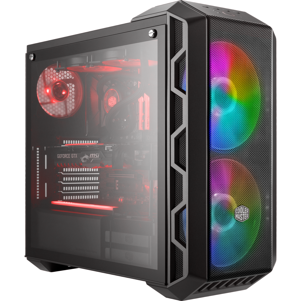 Недорогие пк для игр. Cooler Master MASTERCASE h500. Корпус Cooler Master h500. Корпус Cooler Master MASTERCASE h500. Cooler Master MASTERCASE h500 Mesh.