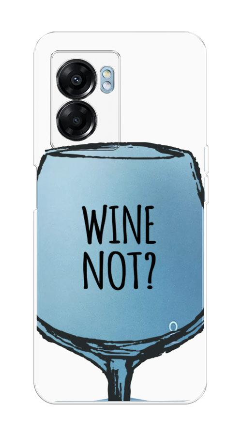 

Чехол на Oppo A57 5G/OnePlus Nord N300 5G "Wine not white", Белый, 2510250-6