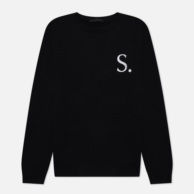 

Мужская толстовка SOPHNET. Albini Cotton Cashmere Embroidery Crew Neck чёрный, Размер L, Черный, Albini Cotton Cashmere Embroidery Crew Neck