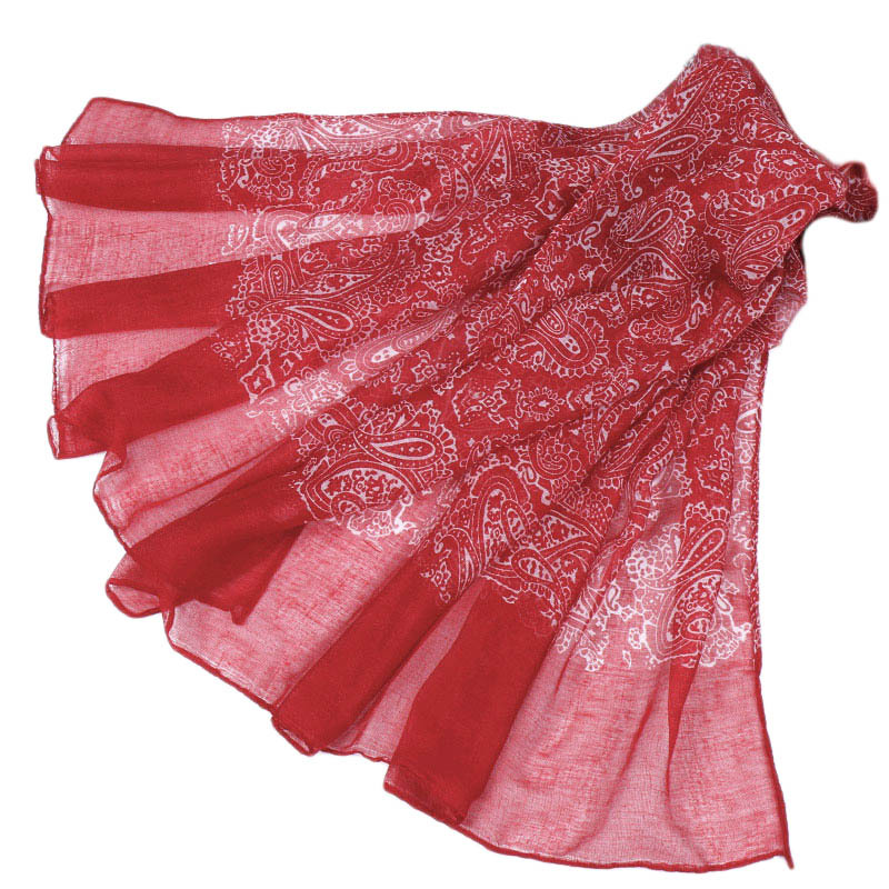 

Шарф женский Shangenxi 11446 красный, 180х80 см, 11446