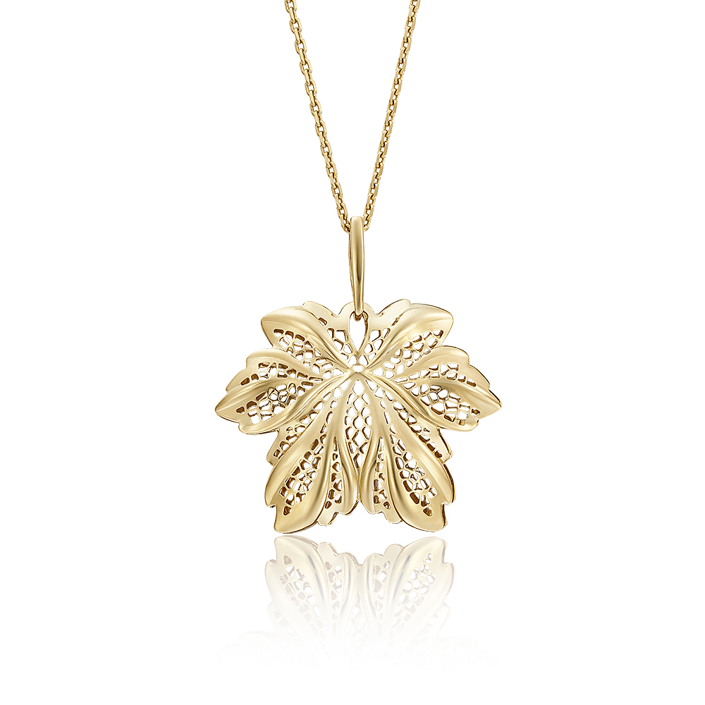 

Кулон из желтого золота PLATINA jewelry 03-2520-00-000-1130-48, 03-2520-00-000-1130-48