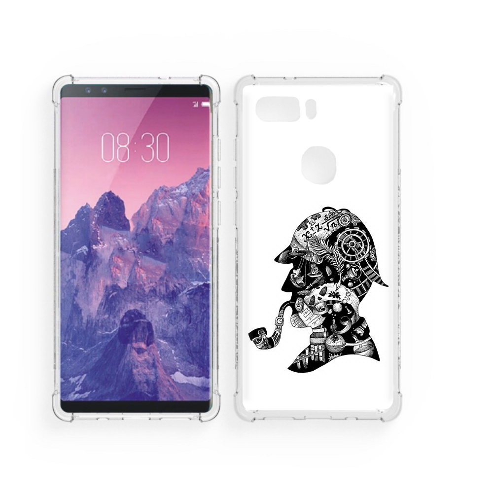 

Чехол MyPads Tocco для ZTE Nubia Z17S мужчина с трубкой абстракция (PT94929.470.488), Прозрачный, Tocco