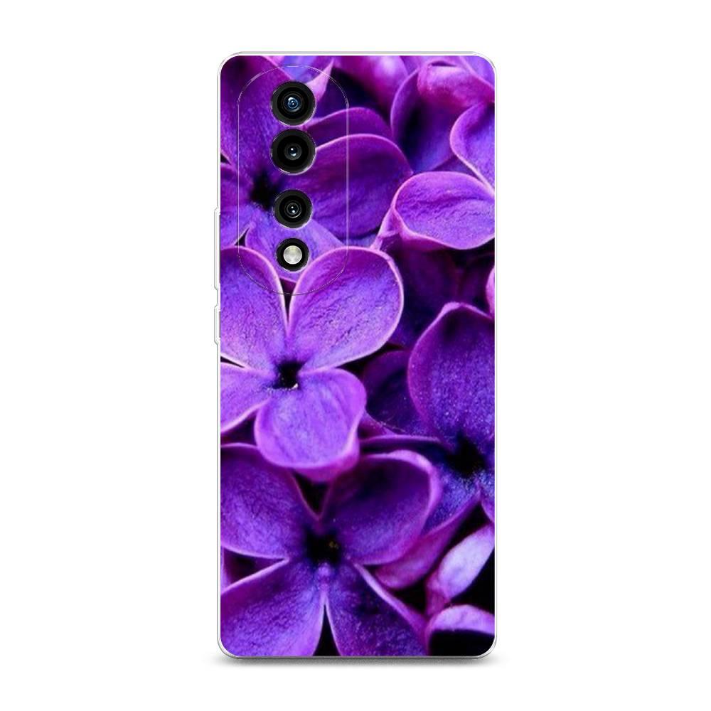 

Силиконовый чехол "Сирень крупная" на Honor 70 Pro, 6108350-8