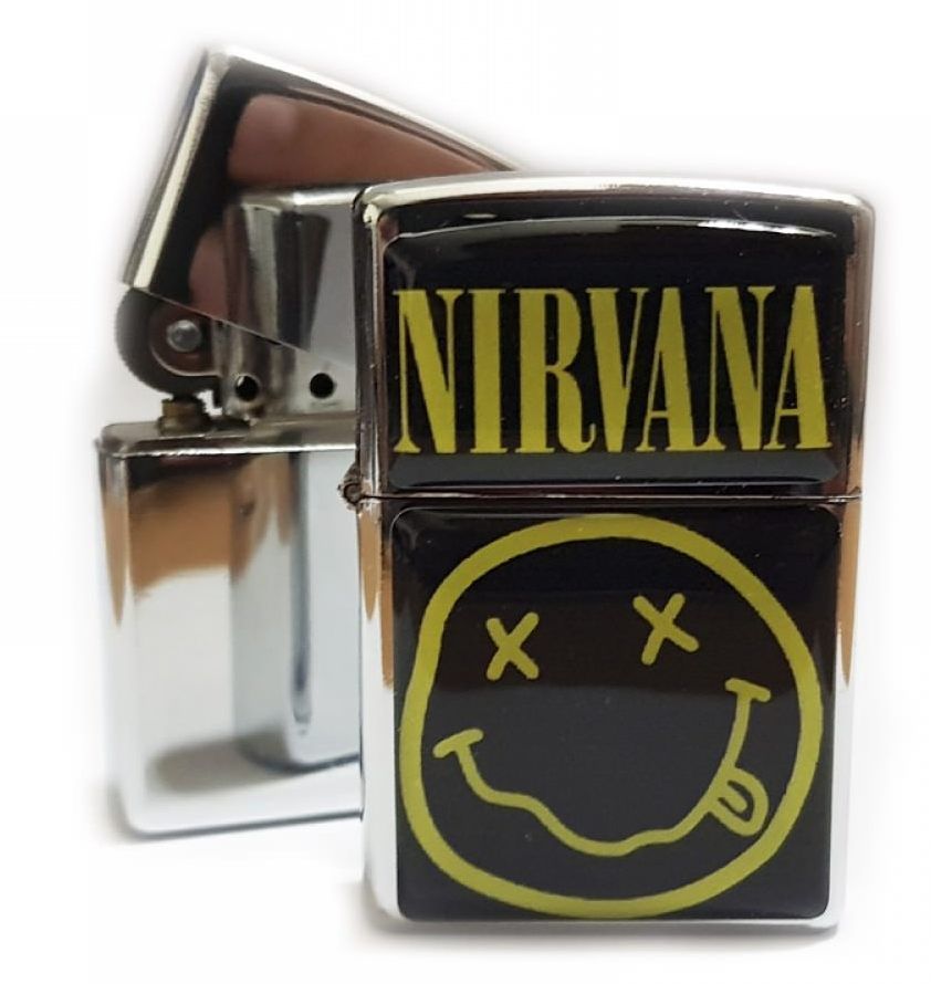

Музыкальный сувенир Зажигалка Nirvana ` Smile `, Серый, Smile