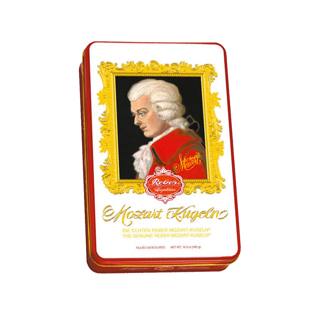 Конфеты шоколадные Reber Mozart из молочного и горького шоколада с марципаном 480 г 5765₽