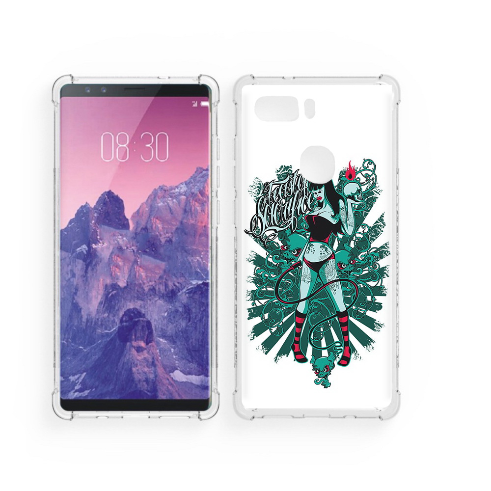 Чехол MyPads Tocco для ZTE Nubia Z17S нарисованная девушка в татуировках (PT94929.470.499)