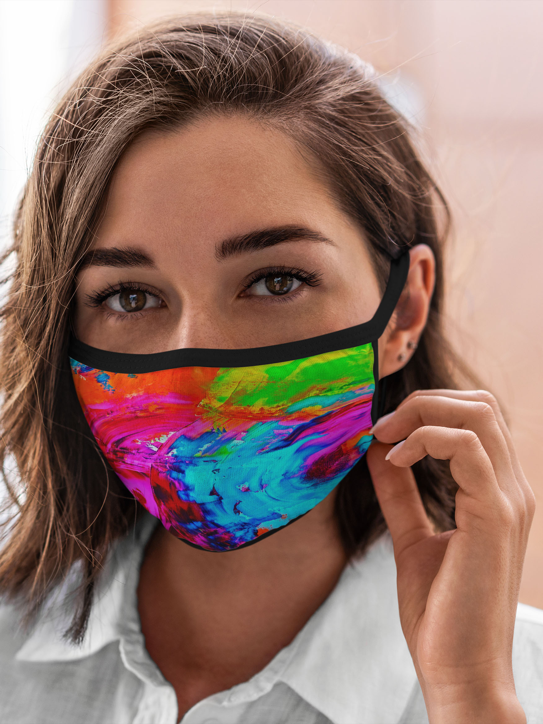 

Многоразовая маска унисекс Burnettie Tie Dye, Разноцветный, Tie Dye