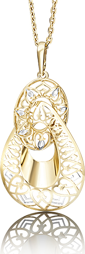 

Кулон из желтого золота PLATINA jewelry 03-2584-00-000-1130-48, 03-2584-00-000-1130-48